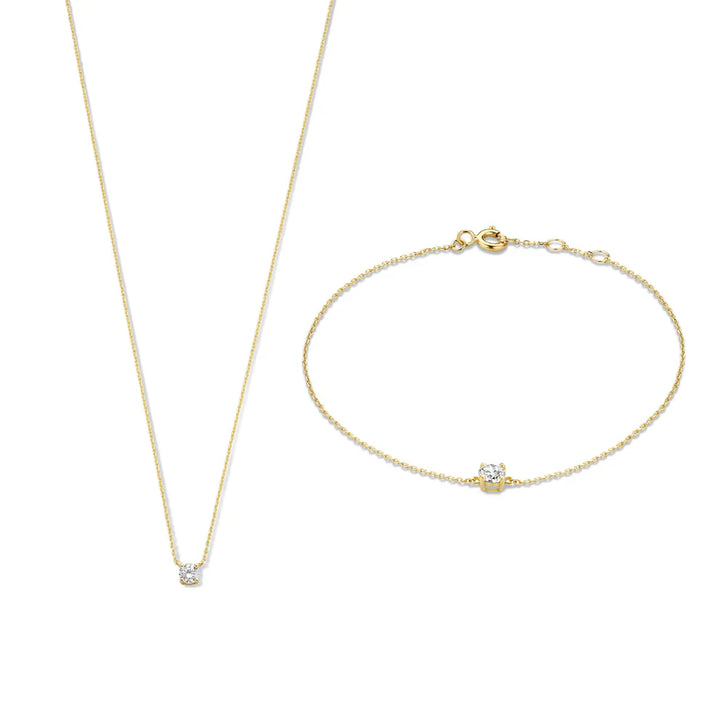Cléa Moissanite Stone Set | Gold 14k