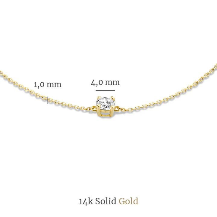 Cléa Moissanite Stone Set | Gold 14k