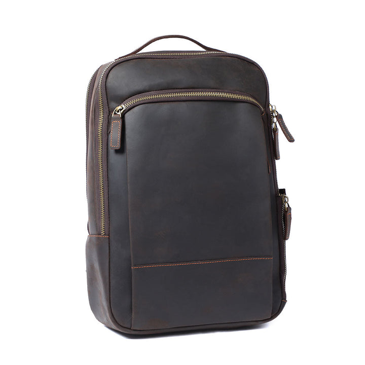 Andrew - Men’s Leather Laptop Rucksack