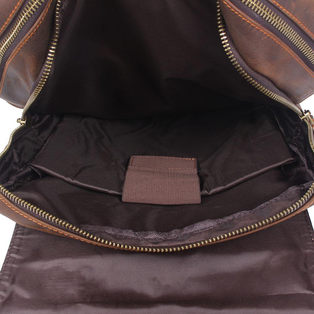 Robert - Retro Leather Travel Backpack