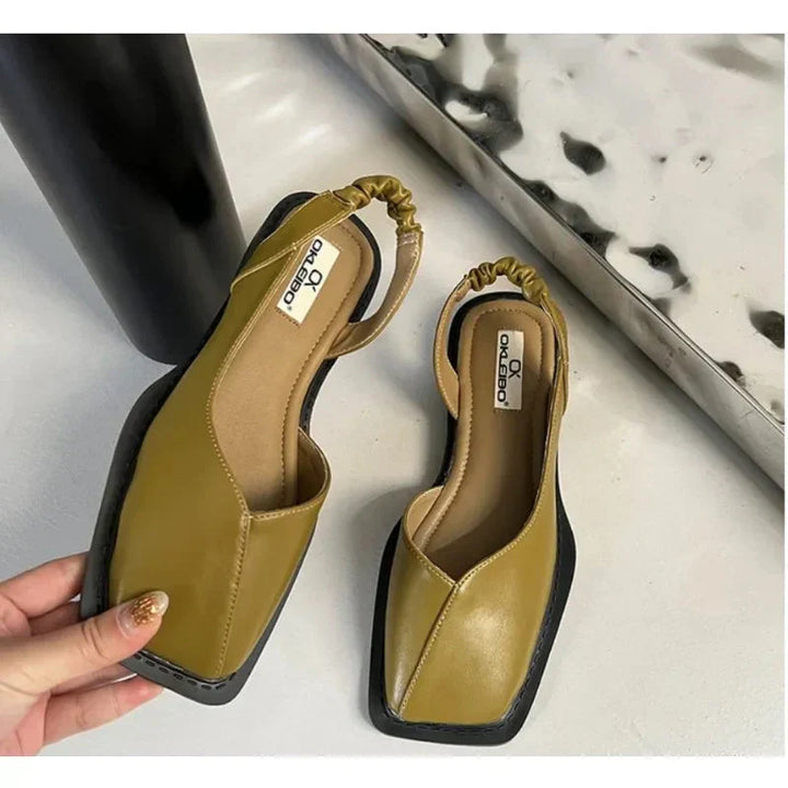 WILLOW Leather Slip-On Flats