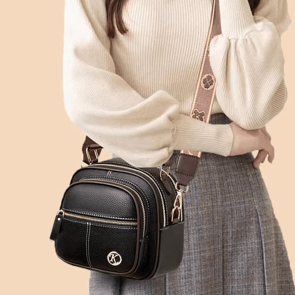 Graceful Leather Crossbody Bag