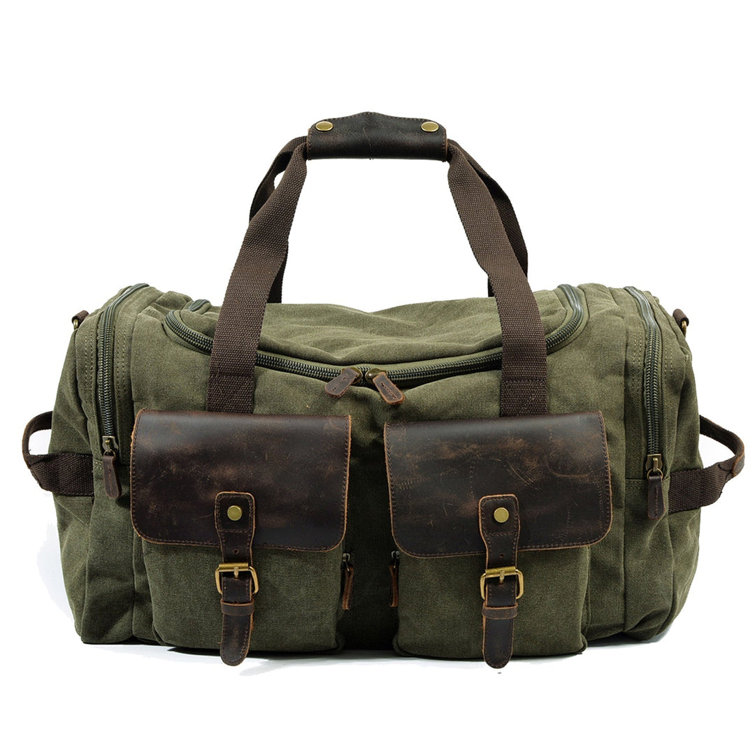 David - Mens Canvas Leather Duffle Bags