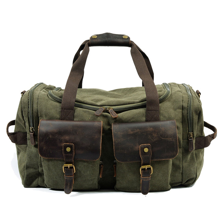 David - Mens Canvas Leather Duffle Bags