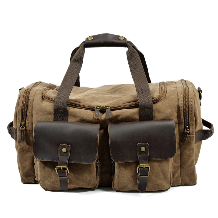 David - Mens Canvas Leather Duffle Bags