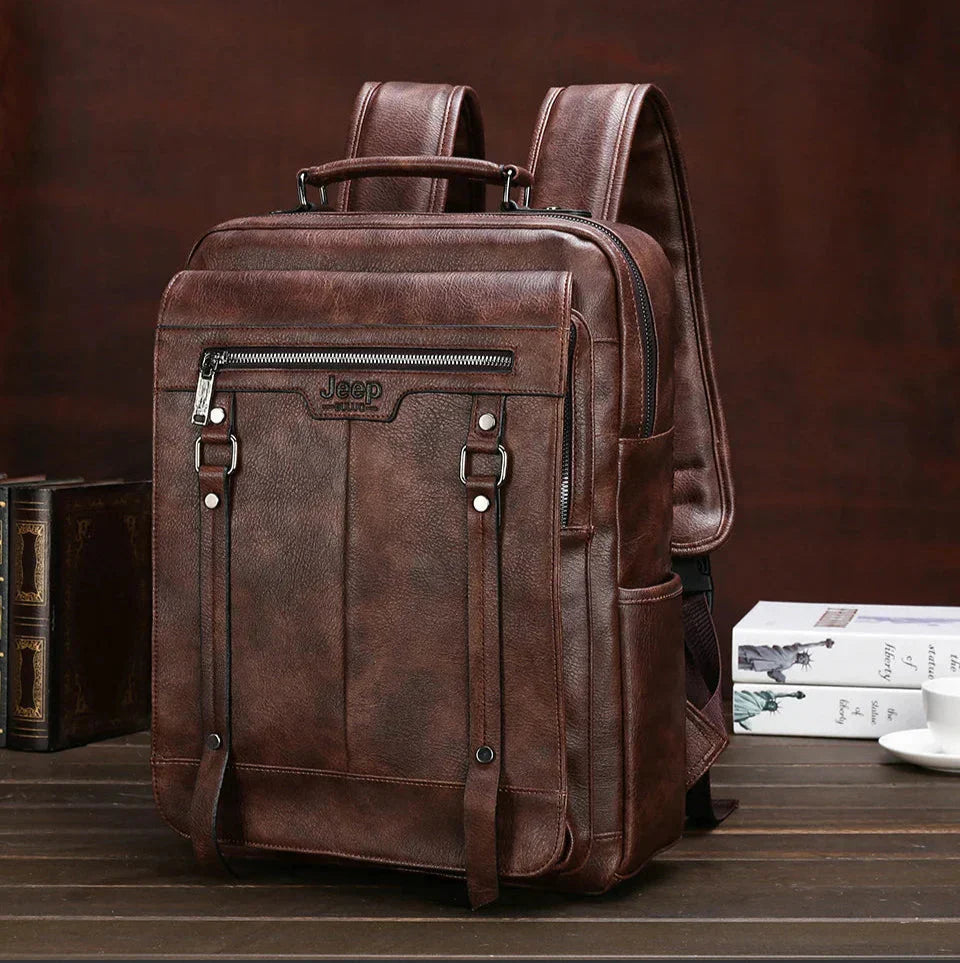 Noel | Nomad Leather Travel Backpack
