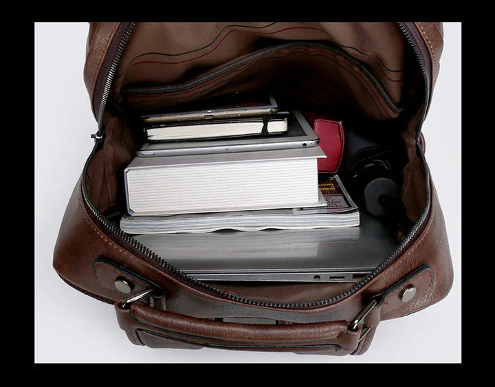 Noel | Nomad Leather Travel Backpack