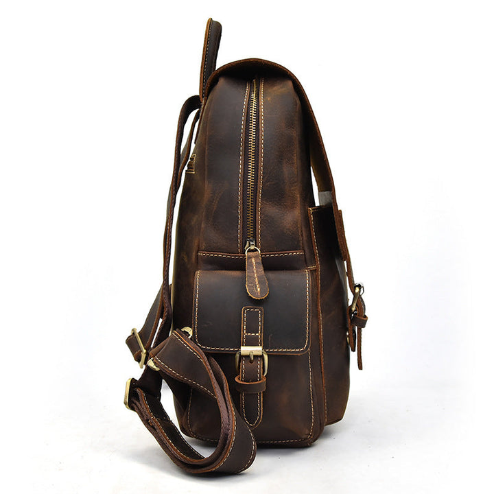 Nathan - Water-Resistant Leather Rucksack