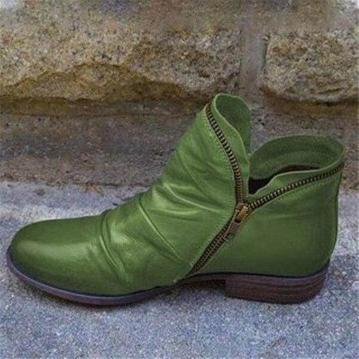 Zipped Everyday Leather Boots