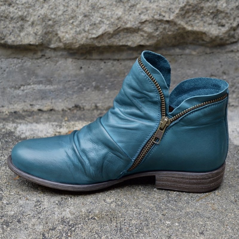 Zipped Everyday Leather Boots